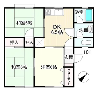 プレステージA【1階】の間取り