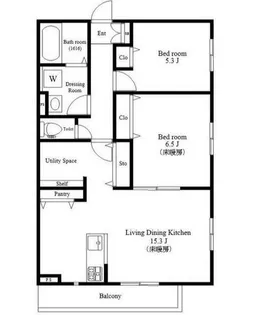 東京都杉並区下井草4【アパート】の間取り