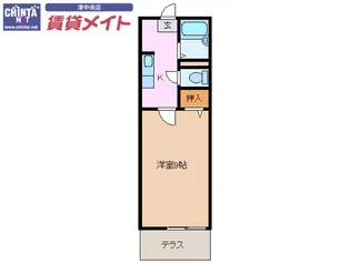 シーサイドルー【2階】の間取り