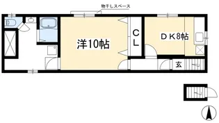 京都府京都市左京区一乗寺里ノ前町【一戸建】の間取り