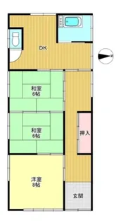本町4丁目 馬場アパート【2階】の間取り