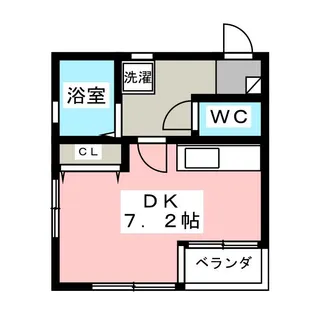 ポインセチア西ヶ崎【3階】の間取り