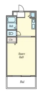 ピアハイツB棟【1階】の間取り