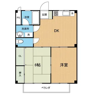 アメニティ出水III【1階】の間取り