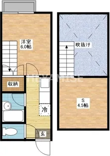 シャトル石神【2階】の間取り