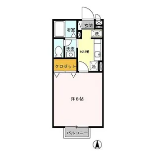 プレシャスコート【1階】の間取り