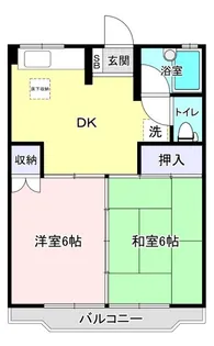 サンハウスα【2階】の間取り