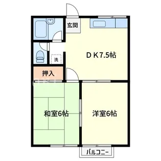 フローレンス鈴鹿【2階】の間取り