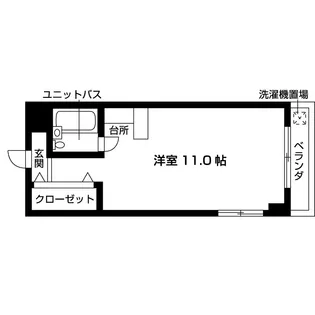 京都府京都市北区北野西白梅町【マンション】の間取り