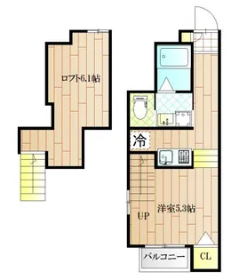 unリヴィエール高松【1階】の間取り