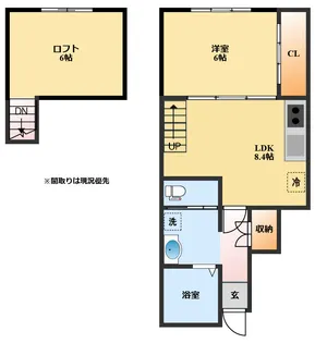 septieme【1階】の間取り