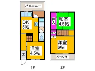 大阪府堺市南区高倉台2【一戸建】の間取り