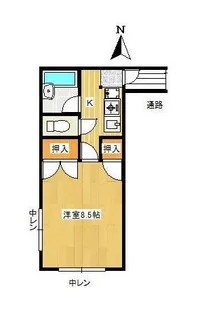 ドミトリーヒルズ【2階】の間取り
