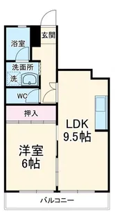 ハイツ河田【3階】の間取り