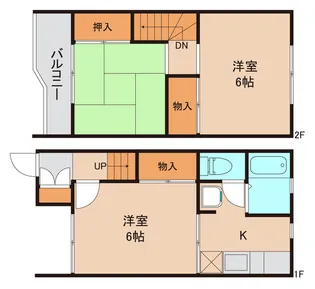 千葉県流山市南流山2【アパート】の間取り
