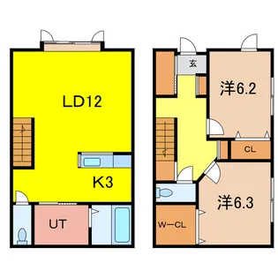 アルファベルBの間取り