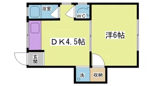 ウィロー東町【1階】の間取り