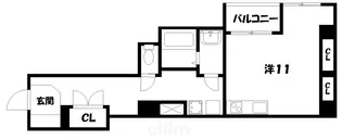 グランレブリー室町六角【7階】の間取り