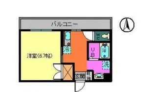 トレセリア暁町【1階】の間取り