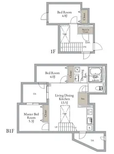 LiveFlat西荻窪の間取り
