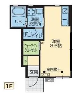 TIERRA OYA(ティエラ大谷)III【1階】の間取り