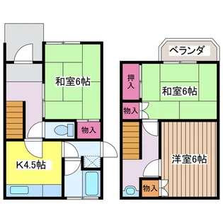 山本コーポの間取り