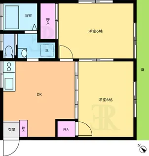 ハイネスビレッジII【1階】の間取り