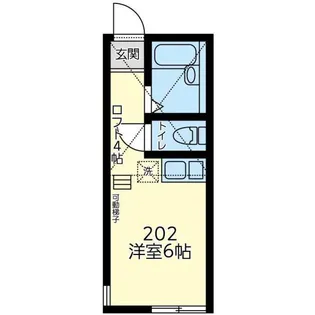 神奈川県横浜市神奈川区白幡上町【アパート】の間取り