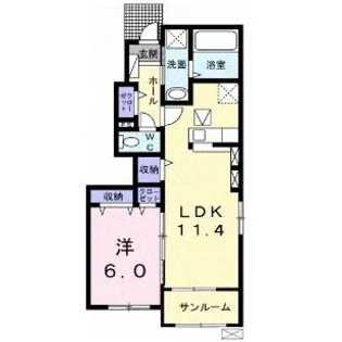 さくら I【1階】の間取り