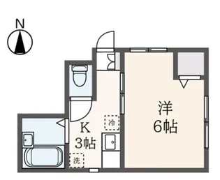 タウンコート【1階】の間取り