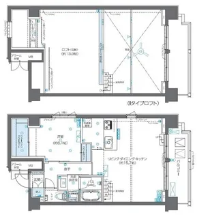 1SLDKの間取り画像