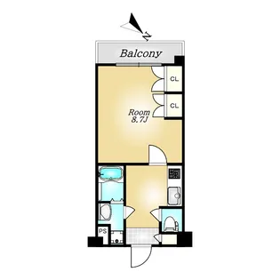 花田屋マンション【2階】の間取り