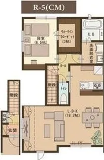 ユーソニアン・ひ生Bの間取り