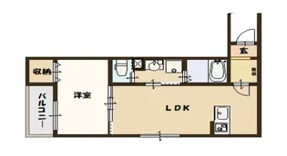 ユーコート四貫島【3階】の間取り