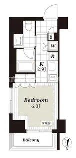 1Kの間取り画像