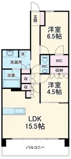 一条レジデンス西伊場【2階】の間取り