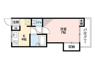 ブランシュネイジュ南光台【1階】の間取り