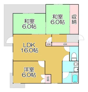 岡山県岡山市南区泉田4【アパート】の間取り