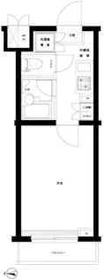 1Kの間取り画像