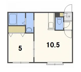 ジュピターV【3階】の間取り