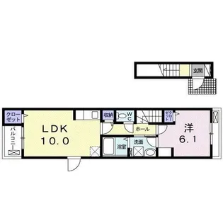 アベイル【2階】の間取り