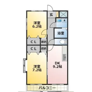 愛知県碧南市久沓町2【マンション】の間取り