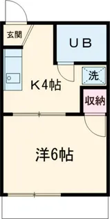 フォーブル日清A【1階】の間取り