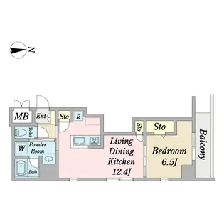 JANUS府中【2階】の間取り