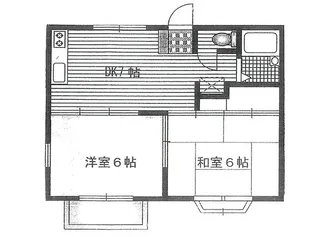 メゾン山田A【2階】の間取り
