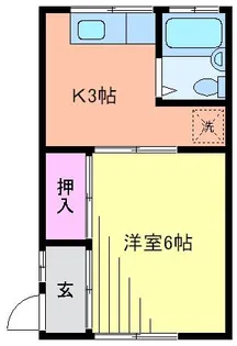 1Kの間取り画像