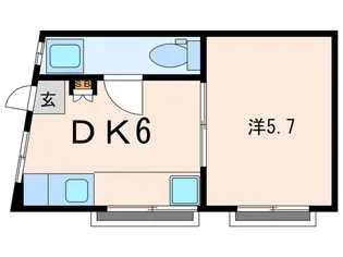 ノベラ篠原北町A棟【2階】の間取り