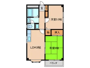 カ-サ・エスペランサ【3階】の間取り