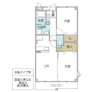 ペアガーデン・リア【2階】の間取り