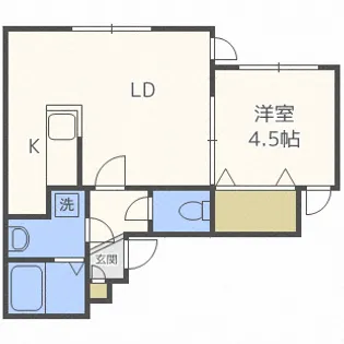 リングル南5条【3階】の間取り
